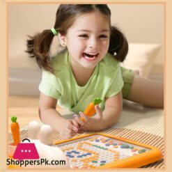 Rabbit Magnetic Drawing Board Bunny Doodle Board With Magnet Beads And Pen For Kids