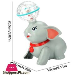 Stunt Elephant With 3D Light And Music Toy For Kids Toys For Kids