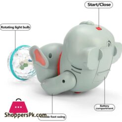 Stunt Elephant With 3D Light And Music Toy For Kids Toys For Kids