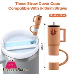  Stanley Straw Cover Silicone Straw Topper Tumbler