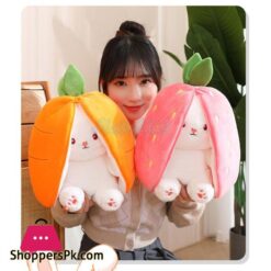 Strawberry Rabbit Plush Cute Bunny 2 In 1 Long Ear Fruit Animal Stuffed Doll Plush Toys Creative Transformation Of Rabbit Doll Plush Doll Reversible Carrot Strawberry Bunny Plush 13 Strawberry Rabbit Plush Cute Bunny 2 In 1 Long Ear Fruit Animal Stuffed Dollplush Toys Creative Transformation Of Rabbit Doll Plush Doll Reversible Carrot Strawberry Bunny Plush