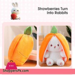 Strawberry Rabbit Plush Cute Bunny 2 In 1 Long Ear Fruit Animal Stuffed Doll Plush Toys Creative Transformation Of Rabbit Doll Plush Doll Reversible Carrot Strawberry Bunny Plush 15 Strawberry Rabbit Plush Cute Bunny 2 In 1 Long Ear Fruit Animal Stuffed Dollplush Toys Creative Transformation Of Rabbit Doll Plush Doll Reversible Carrot Strawberry Bunny Plush
