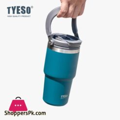 Tyeso Vacuum Stainless Steel Insulated Cup Double Layer Cold And Hot Travel Cup Vacuum Bottle - 900Ml