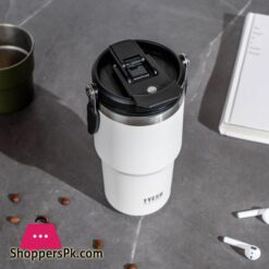 Tyeso Vacuum Stainless Steel Insulated Cup Double Layer Cold And Hot Travel Cup Vacuum Bottle - 900Ml