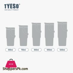 Tyeso Vacuum Stainless Steel Insulated Cup Double Layer Cold And Hot Travel Cup Vacuum Bottle - 900Ml