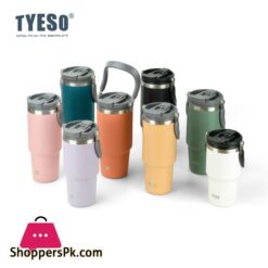 TYESO Vacuum Stainless Steel Insulated Cup Double Layer Cold and Hot Travel Cup Vacuum Bottle - 900ML