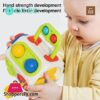 Toddler Busy Cube Interactive Sensory Toy For Toddlers Educational Busy Cube With Rotatable Gears Bubble Push Activities Perfect Gift For Boys Girls Toddlers Educational Toy