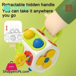 Toddler Busy Cube Interactive Sensory Toy For Toddlers Educational Busy Cube With Rotatable Gears Bubble Push Activities Perfect Gift For Boys Girls Toddlers Educational Toy