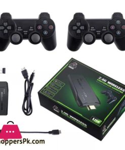 Wireless Retro Game Console Plug and Play Video Game Stick Built in 10000 Games9 Classic Emulators 4K High Definition HDMI Output for TV with Dual 24G Wireless