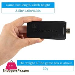 Wireless Retro Game Console Plug And Play Video Game Stick Built In 10000 Games9 Classic Emulators 4K High Definition Hdmi Output For Tv With Dual 24G Wireless