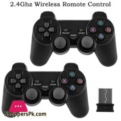 Wireless Retro Game Console Plug And Play Video Game Stick Built In 10000 Games9 Classic Emulators 4K High Definition Hdmi Output For Tv With Dual 24G Wireless