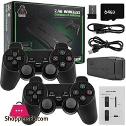 Wireless Retro Game Console Plug And Play Video Game Stick Built In 10000 Games9 Classic Emulators 4K High Definition Hdmi Output For Tv With Dual 24G Wireless