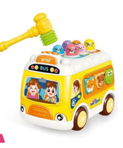 Multifunctional Shapes Sorter Musical Whack A Mole Bus
