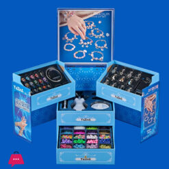 Diy Handmade Beaded Jewelry Box Children'S Crystal Gem Beads Kit For Girls