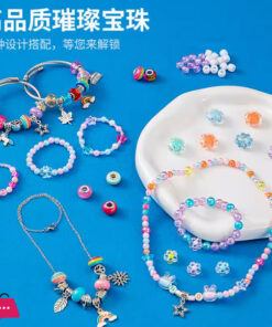 Diy Handmade Beaded Jewelry Box Children'S Crystal Gem Beads Kit For Girls - Image 3