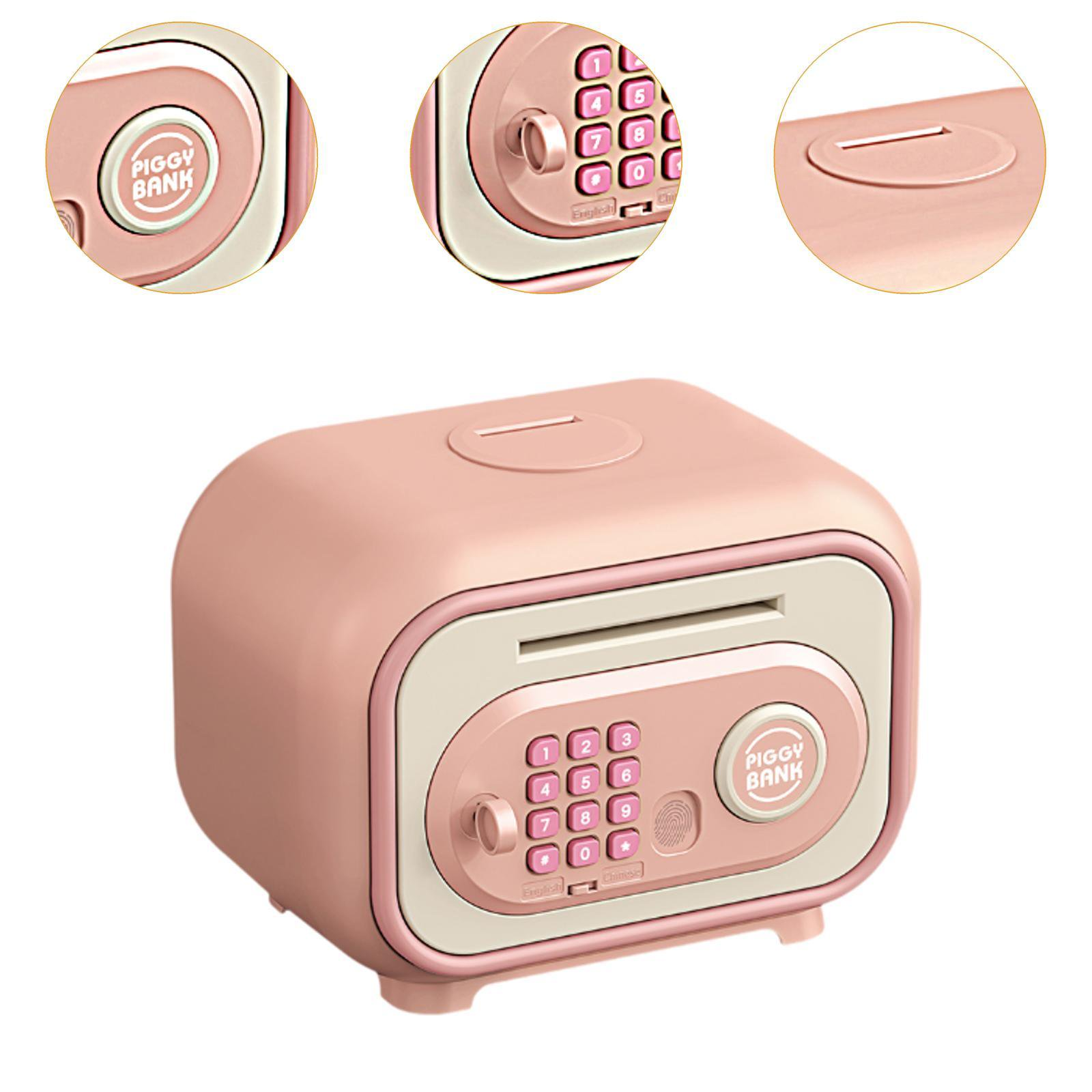 Electronic Piggy Banks Password Lock Money Box Atm Savings Machine For Girls Boys