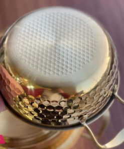 Golden Cooking Pot Hammer Pattern With Cover Special Pot For Golden Instant Noodle Pot For Cooking 20Cm - Image 4
