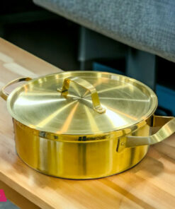 Golden Hotpot Stainless Steel Casserole Golden 26cm