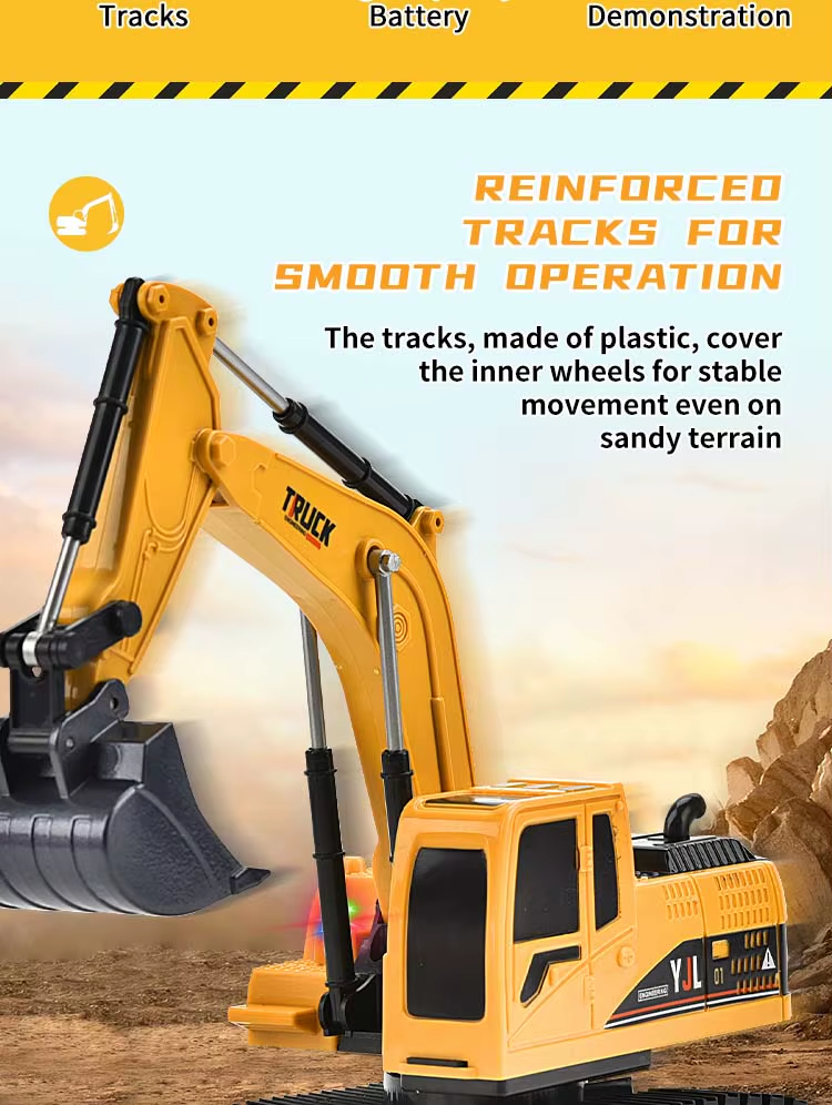 Heavy Construction Remote Control Excavator Toys Kids