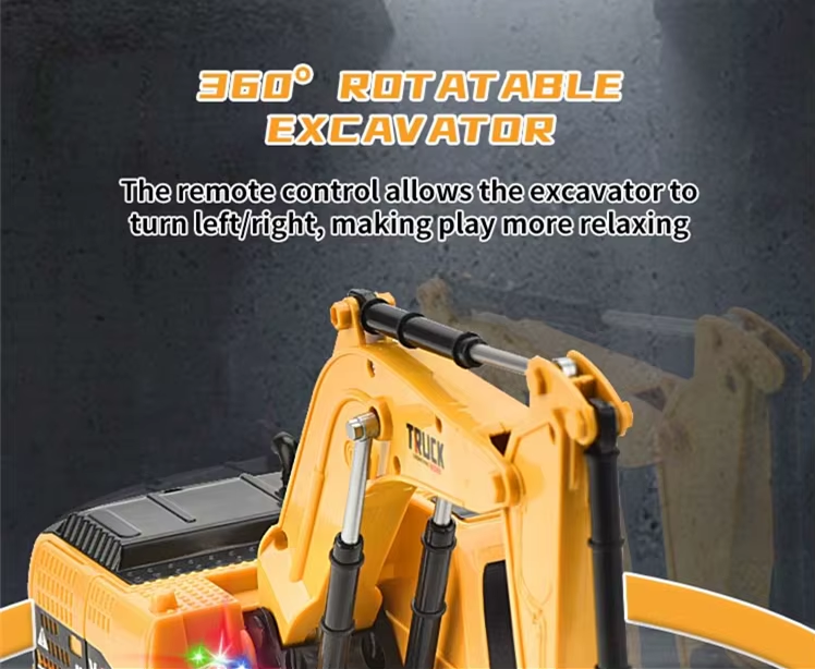 Heavy Construction Remote Control Excavator Toys Kids