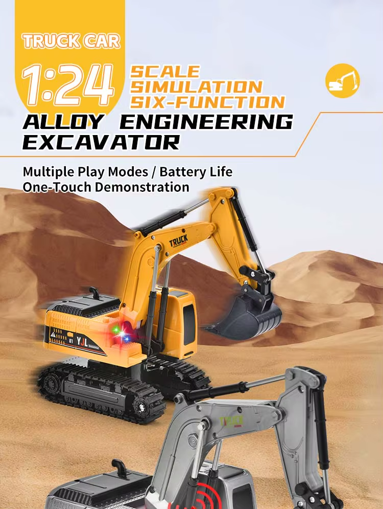 Heavy Construction Remote Control Excavator Toys Kids