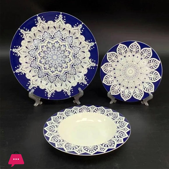 Heirloom Vintage Bone China 18 Pieces Plate Set 41 Heirloom Vintage Bone China 18 Pieces Plate Set