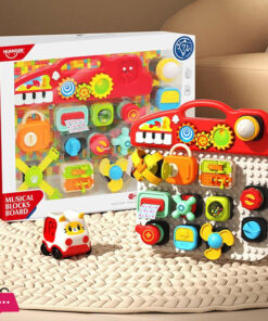 Huanger Musical Blocks Board Musical Activity Busy Board