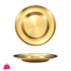 Juliana Style Luxury Golden Plate - 30CM