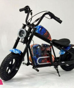 Kids Electric 24V 180W Scooter Mini Harley Electric Scooter Electric Fat Tire Scooter 5-12 Years Kids Smoke Option - Image 3