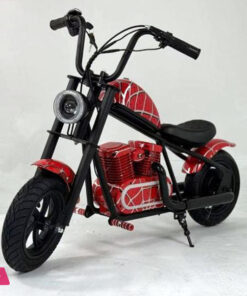 Kids Electric 24V 180W Scooter Mini Harley Electric Scooter Electric Fat Tire Scooter 5-12 Years Kids Smoke Option - Image 2