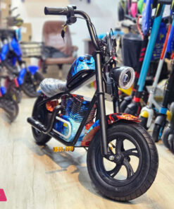 kids Electric 24V 180W Scooter Mini Harley Electric Scooter Electric Fat Tire Scooter 5-12 Years Kids Smoke Option