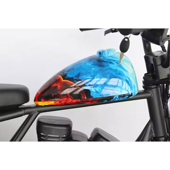 Kids Electric 24V 180W Scooter Mini Harley Electric Scooter Electric Fat Tire Scooter 5-12 Years Kids Smoke Option