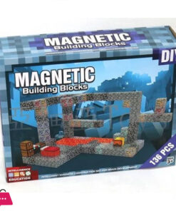 Minecraft Magnetic Cube Magnetic Blocks-Build Mine Magnet 136Pcs