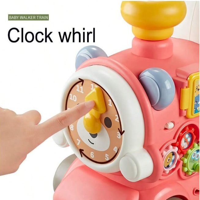 Multifunctional 5In1 Baby Walker Train Baby Walker