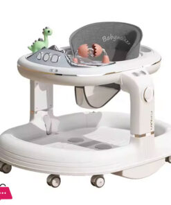 New Design 4 in 1 Multifunction Baby Walker with Music Light Baby Walker Anti-o-leg Children's Trolley Variable Swing Horse