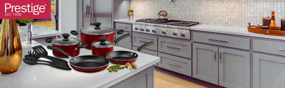 Prestige Cookware Set Of 12 Pieces - Pr20486