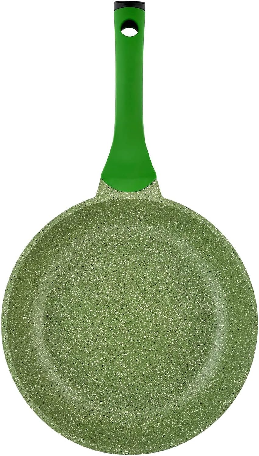 Prestige Essentials Granite 7 Piece Non-Stick Cast Aluminium Cookware Sets Induction Base - Green - 80960