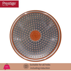 Prestige Ultra Non Stick Kadai With Glass Lid And Induction-Based Triple Layered Non-Stick Coated Wok - 28Cm
