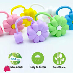  Stanley Straw Cover Silicone Straw Cover 3D Flower