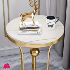 Round End/Side Table With Mdf Top