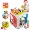 Shape Sorting Box 7 In 1 Sensory Toy For Babies