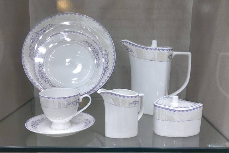 Spk Fine Bone China Tea Set 24 Pcs 6 Person
