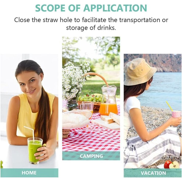  Stanley Straw Cover Silicone Straw Cover Smily Sun