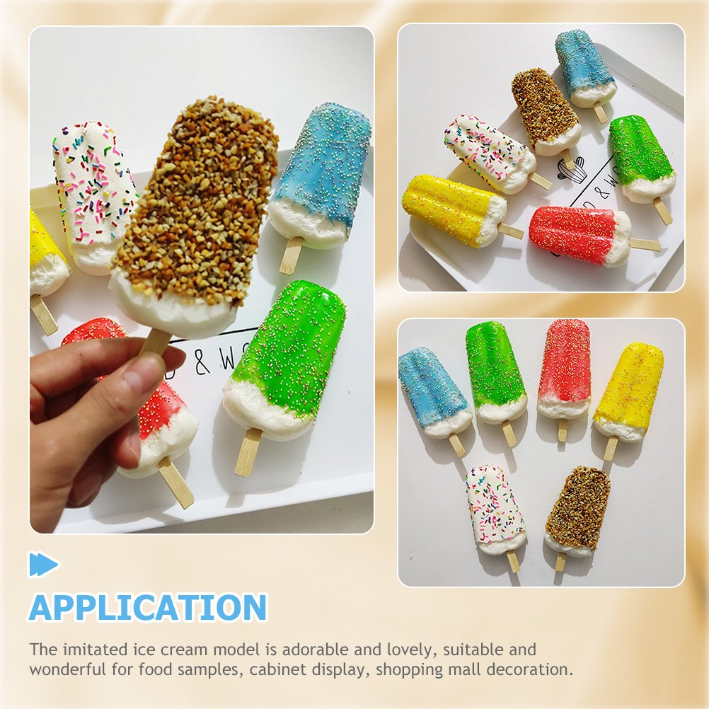 1 Piece Squishy Fridge Magnets, Cute Magnets, Fake Donuts Refrigerator Decoration Bakery Dessert Photo Magnet, Realistic Artificial Ice-Cream Fridge Magnet