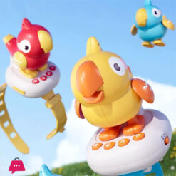 The Smart Electronic Toy For Children Cuckoo Parrot Is Equipped With Artificial Intelligence And Can Be Controlled By Voice And Dialogue