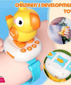 The Smart Electronic Toy for Children Cuckoo Parrot is Equipped with Artificial Intelligence and Can be Controlled by Voice and Dialogue