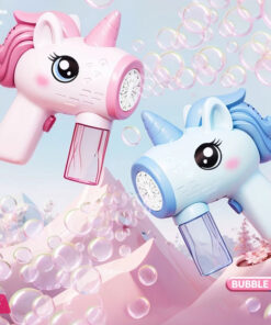 Unicorn Electric Bubble Gun Toy
