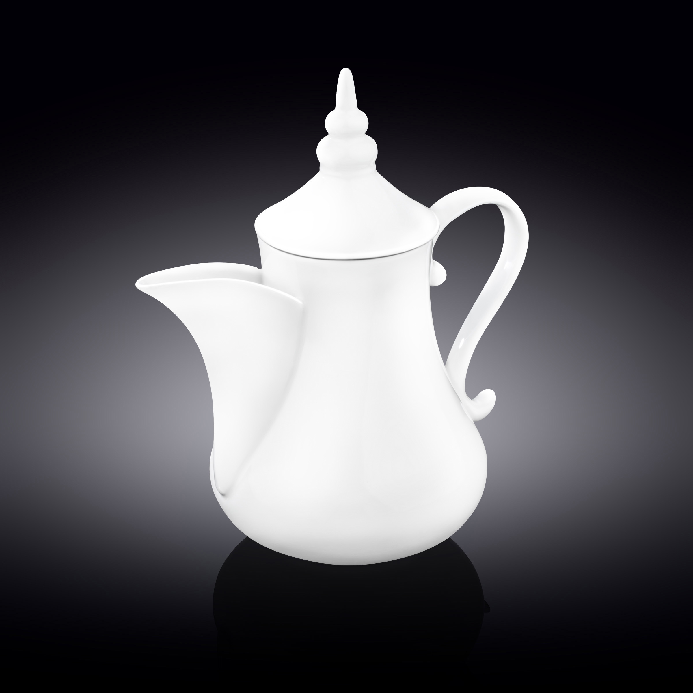 Wilmax Fine Porcelain Arabic Style Coffee Pot 34 Fl Oz - 1000Ml