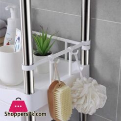 Toilet Rack Cabinet Shelves For Shampoo Holder Shower Bathroom Kitchen Space Saver Shelf Organizer Holder