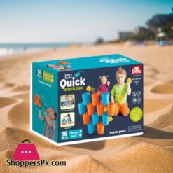 3 In 1 Quick Stack Cup Toy Game 16 Pcs Enhance Kids Attention All Time Education Toy